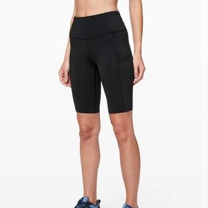 Lululemon Fast and Free High-Rise Short 10" - Black